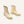 Bogota cream vegan boots for women shown as a pair with chunky sole and minimalist design