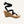 Chilon cork black vegan lace-up ribbon travel wedge sandals side view with ankle ties